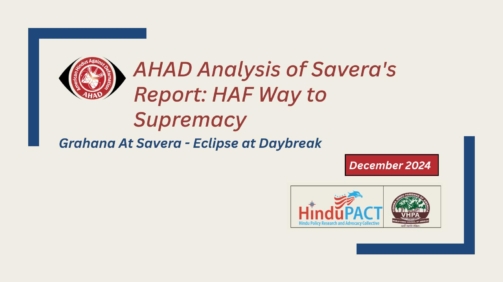 AHAD Analysis of Savera's Report HAF Way to Supremacy Image